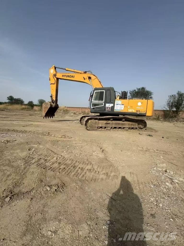 Hyundai R305lc-7 Kāpurķēžu ekskavatori