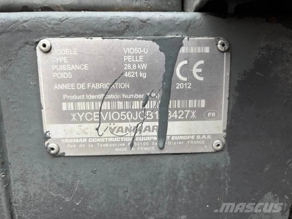 Yanmar VIO50-U Mini ekskavatori < 7 t