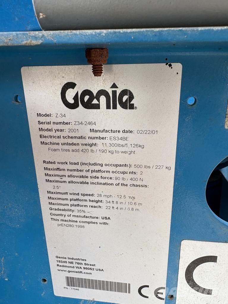 Genie Z34-22 Teleskopiskie pacēlāji