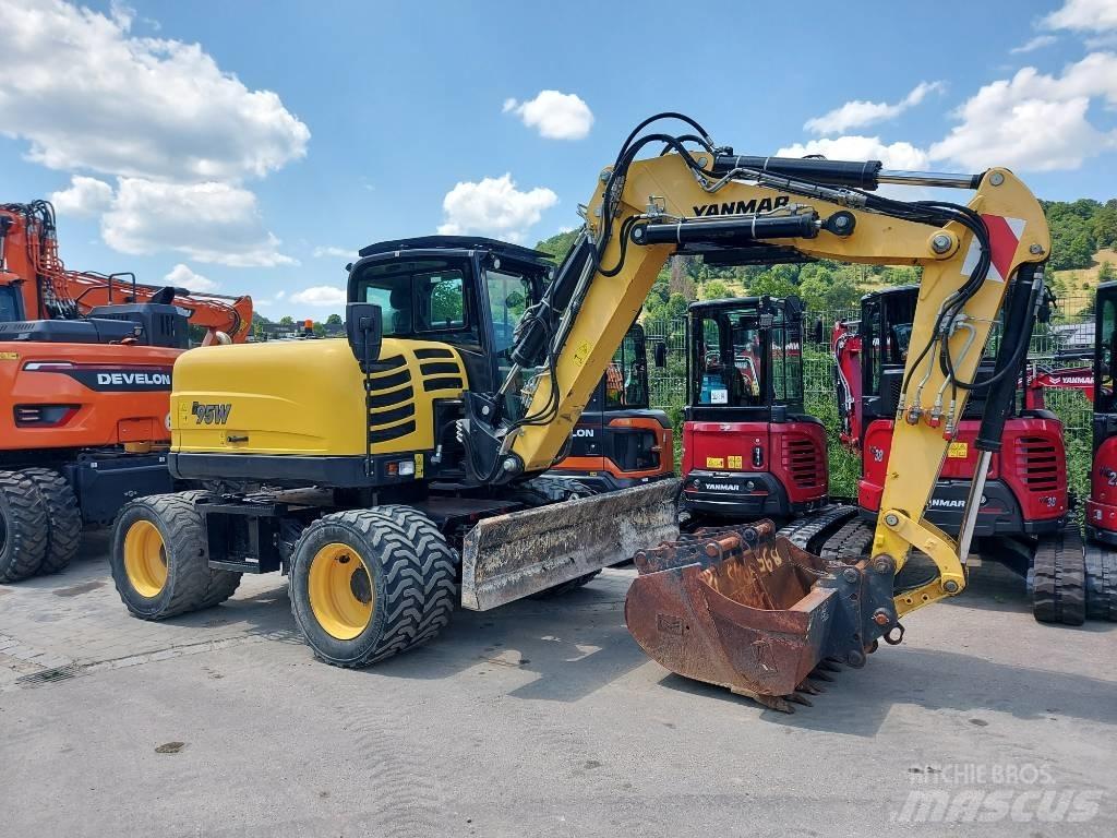 Yanmar B 95 W Ekskavatori uz riteņiem