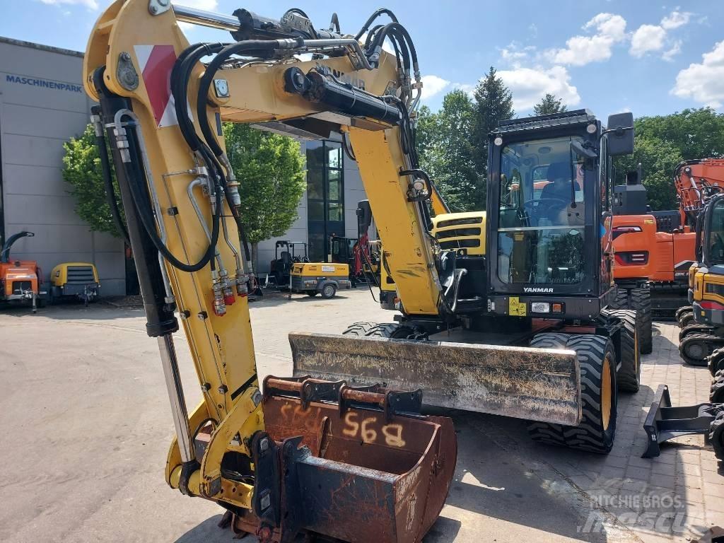 Yanmar B 95 W Ekskavatori uz riteņiem