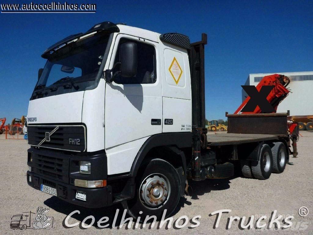 Volvo FH12 420 6x4 Platformas/izkraušana no sāniem