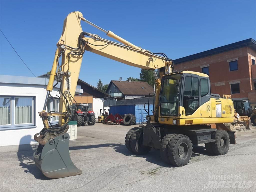 Komatsu PW180-7 Ekskavatori uz riteņiem