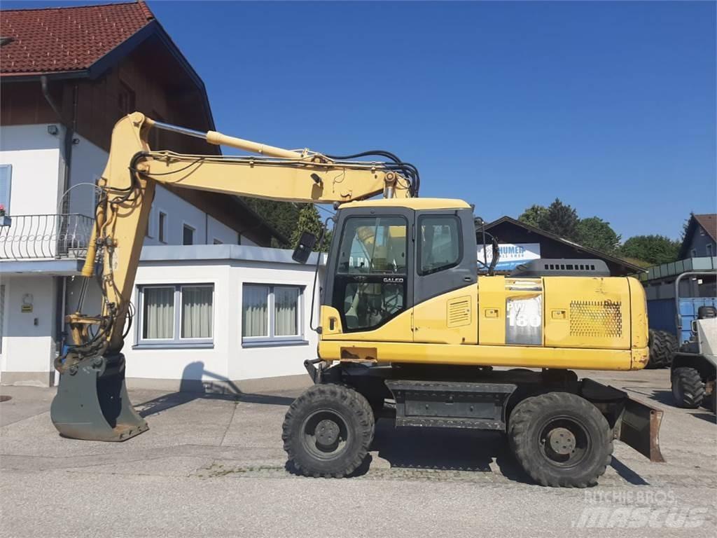 Komatsu PW180-7 Ekskavatori uz riteņiem