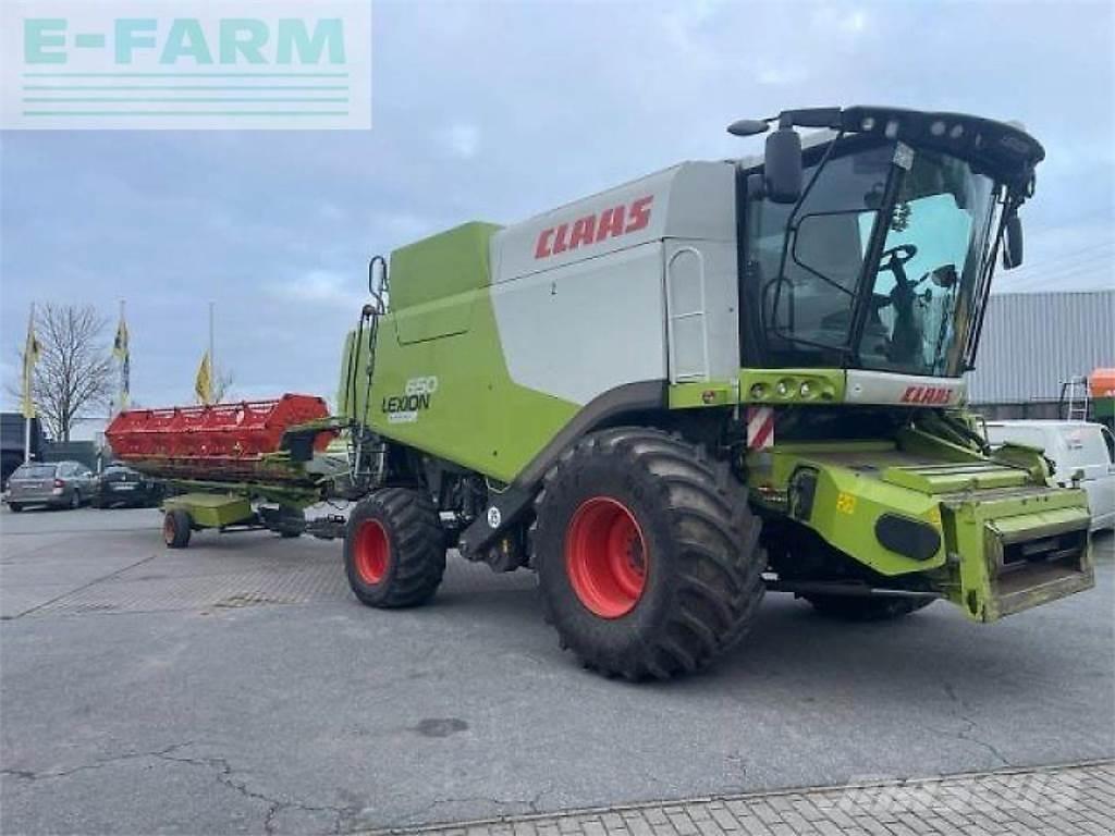 CLAAS lexion 650 Ražas novākšanas kombaini