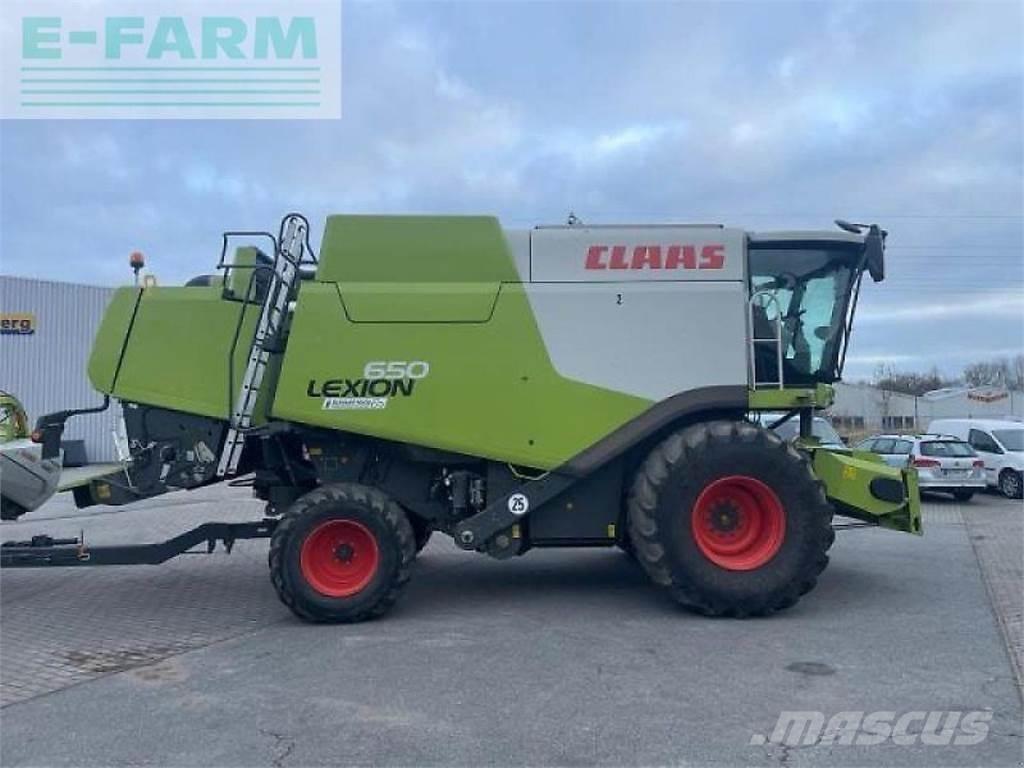 CLAAS lexion 650 Ražas novākšanas kombaini