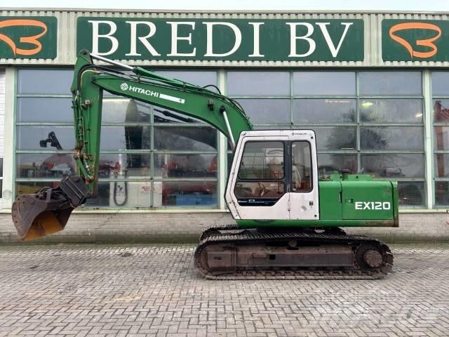 Hitachi EX 120 Kāpurķēžu ekskavatori