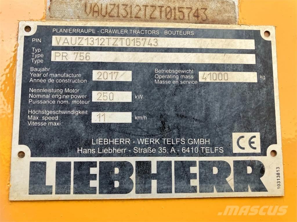 Liebherr PR756 Kāpurķēžu buldozeri