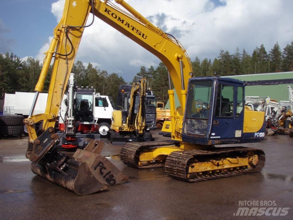 Komatsu PC120-5 Kāpurķēžu ekskavatori