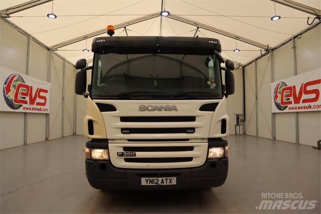 Scania P360 DROPSIDE REAR Celtņi nelīdzenām virsmām