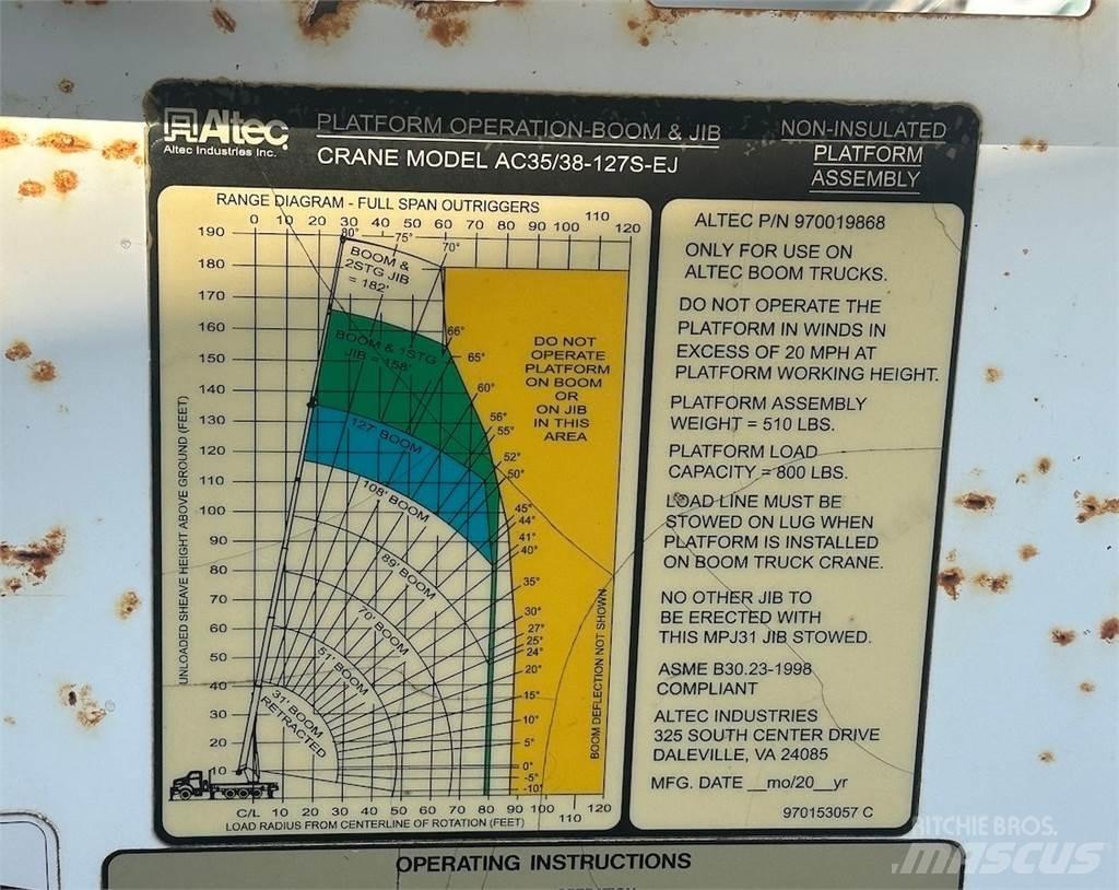Altec 970019868 Pacēlāju/krānu aprīkojums