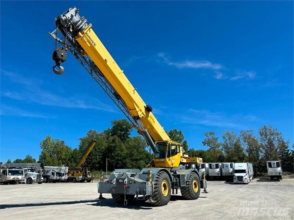 Grove RT700E Celtņi nelīdzenām virsmām