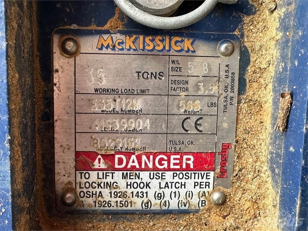  McKissick E35T12M Pacēlāju/krānu aprīkojums