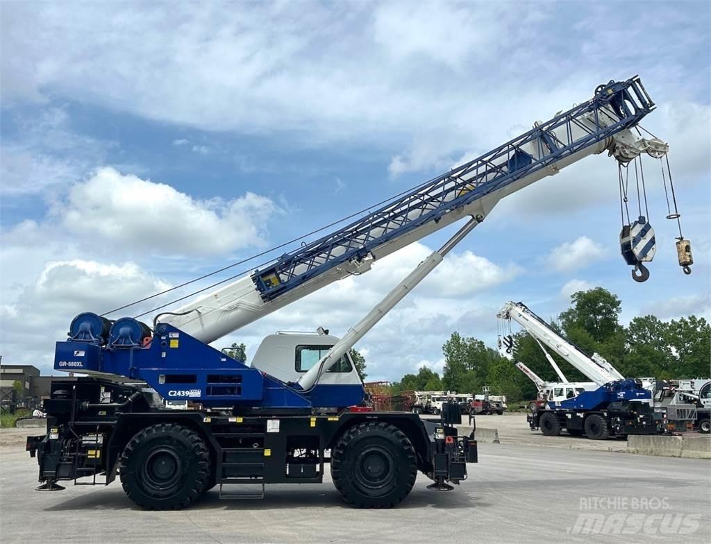 Tadano GR-550XL-3 Celtņi nelīdzenām virsmām
