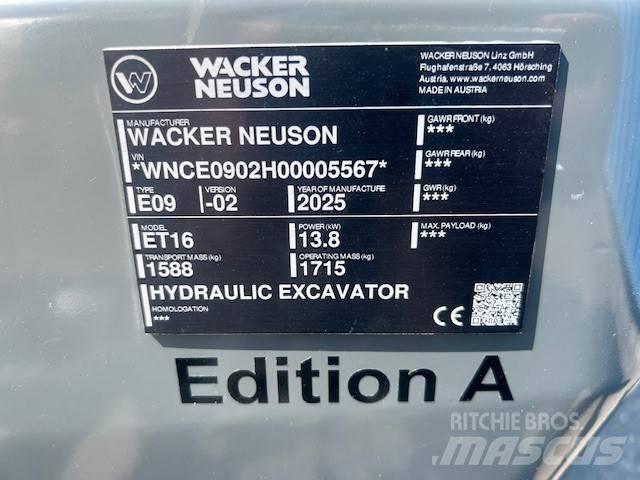 Wacker Neuson ET 16 Kāpurķēžu ekskavatori