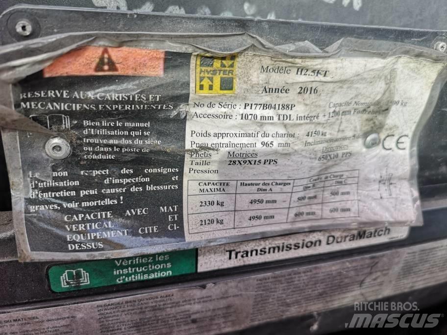 Hyster H 2.5 FT LPG LPG tehnika