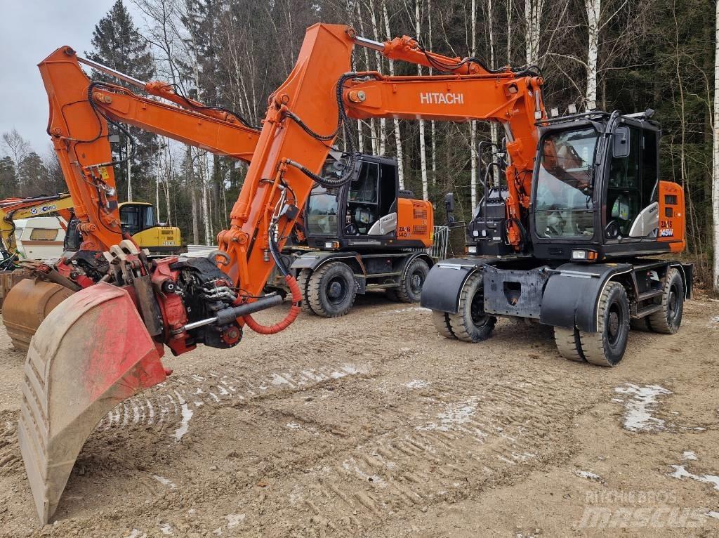Hitachi ZX 145 W-6 Ekskavatori uz riteņiem