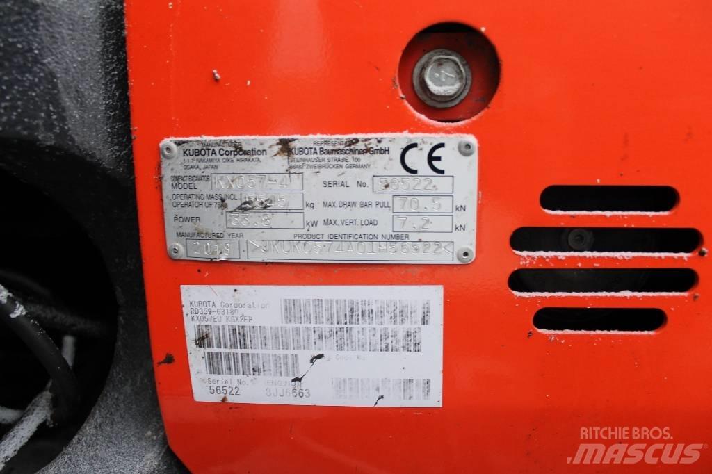 Kubota kx57-4 Mini ekskavatori < 7 t