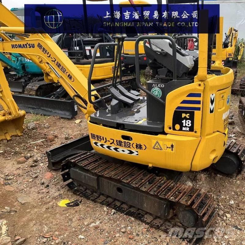 Komatsu PC 18 Kāpurķēžu ekskavatori