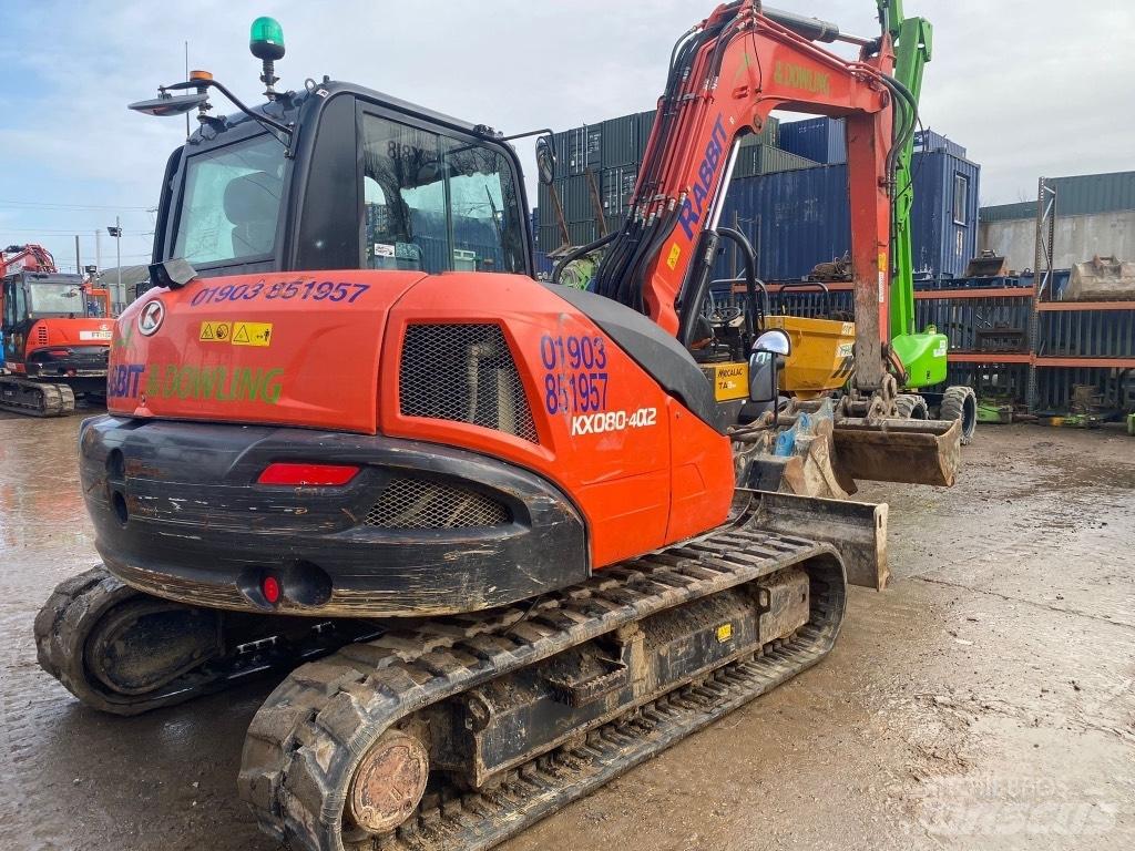 Kubota KX 080-4 Vidēja lieluma ekskavatori 7 t - 12 t