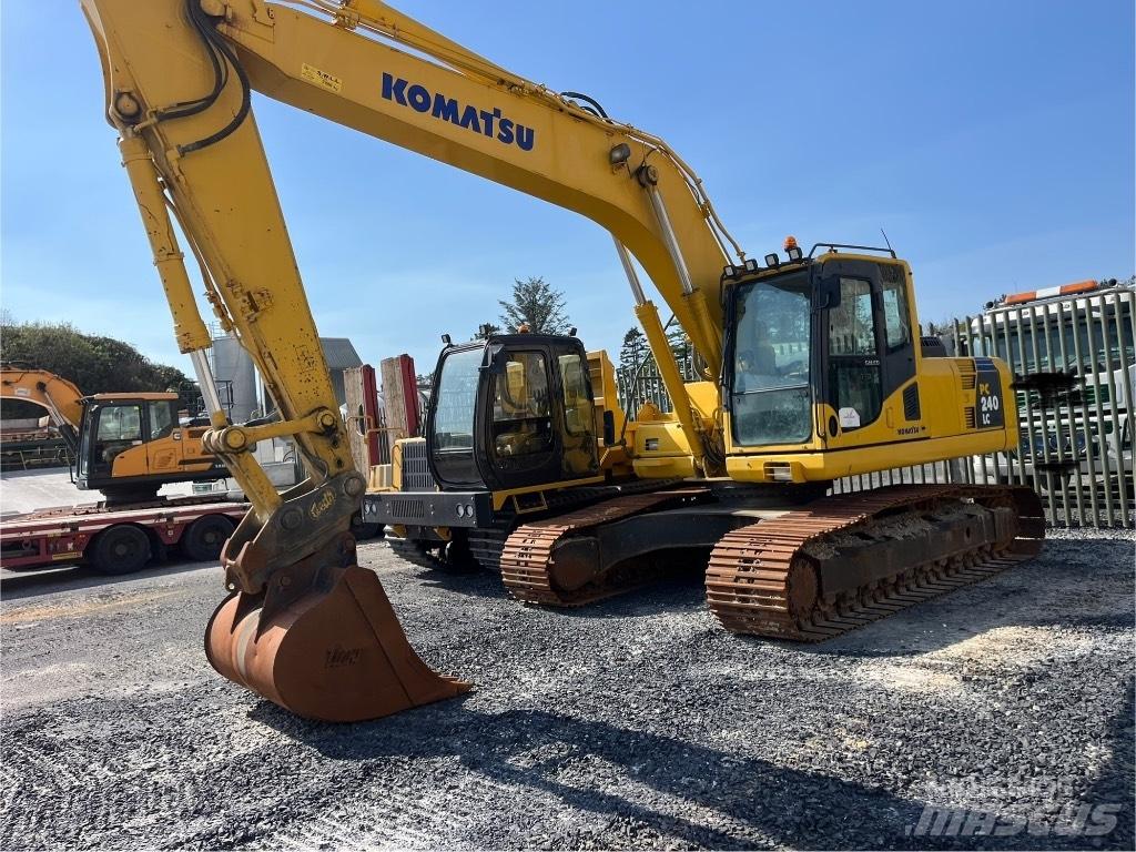 Komatsu Pc240-7 Kāpurķēžu ekskavatori