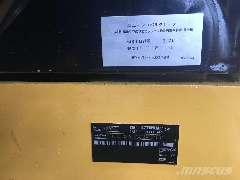 CAT 320D2L Kāpurķēžu ekskavatori