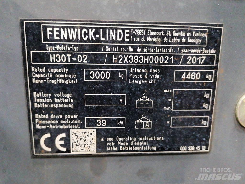 Linde H30T-02 LPG tehnika