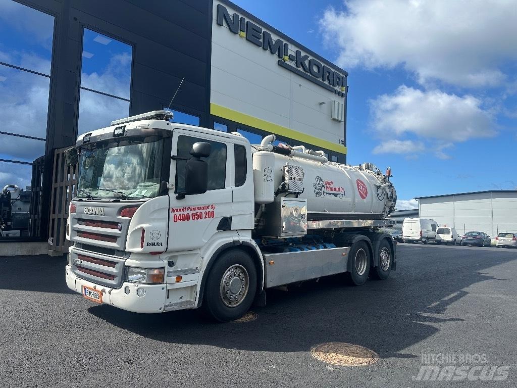 Scania P340 6x2*4 Kombinētās vakumsūkņa mašīnas