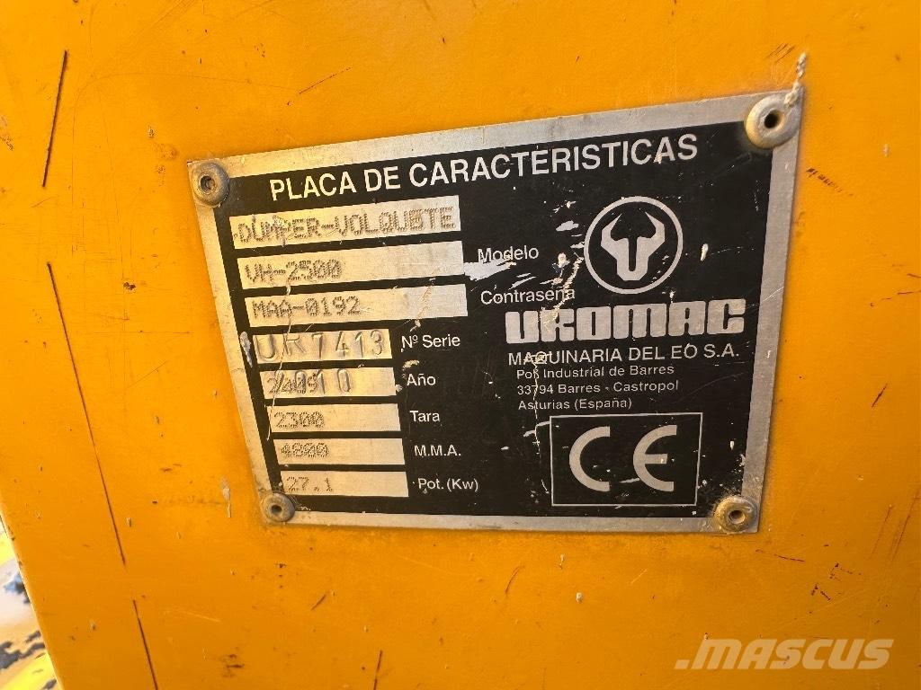 Uromac VH2500 Mini pašizgāzēji