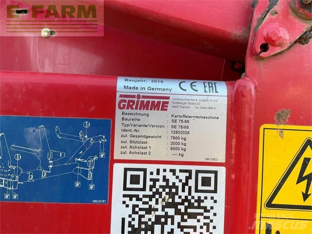 Grimme se 75-55 Kartupeļu novākšanas kombaini