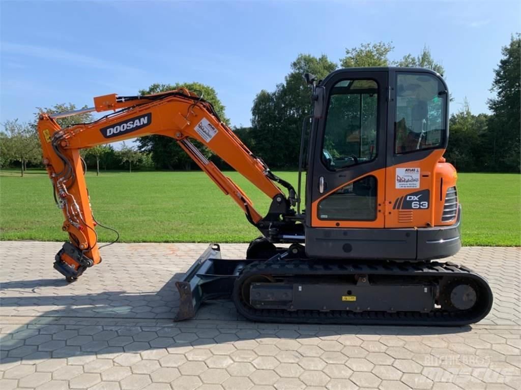 Doosan DX63-3 Mini ekskavatori < 7 t