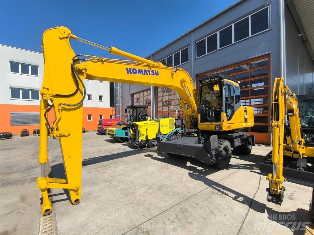 Komatsu PW 180-7 Ekskavatori uz riteņiem