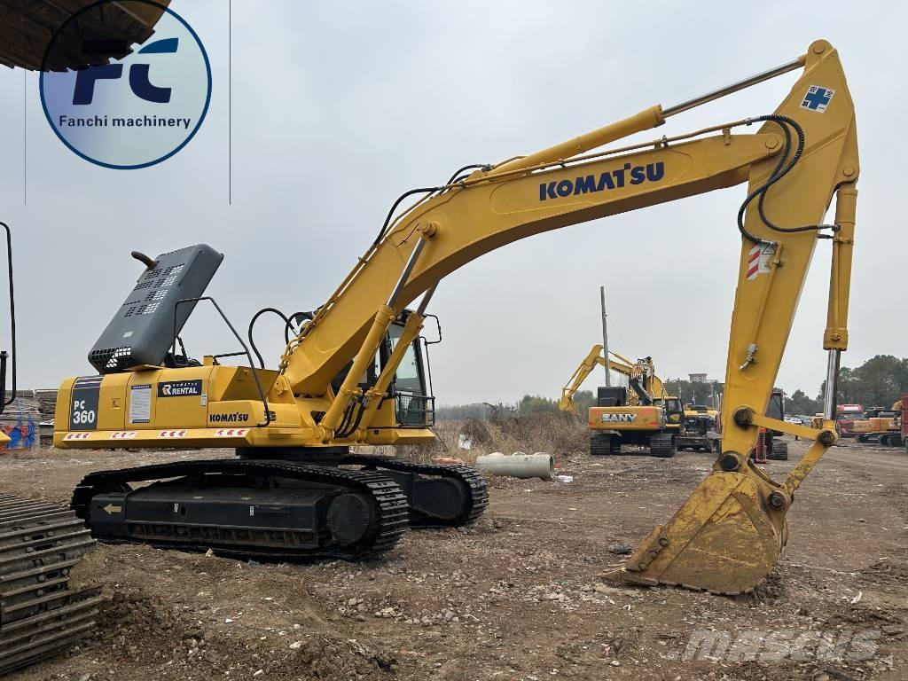 Komatsu 360 Kāpurķēžu ekskavatori