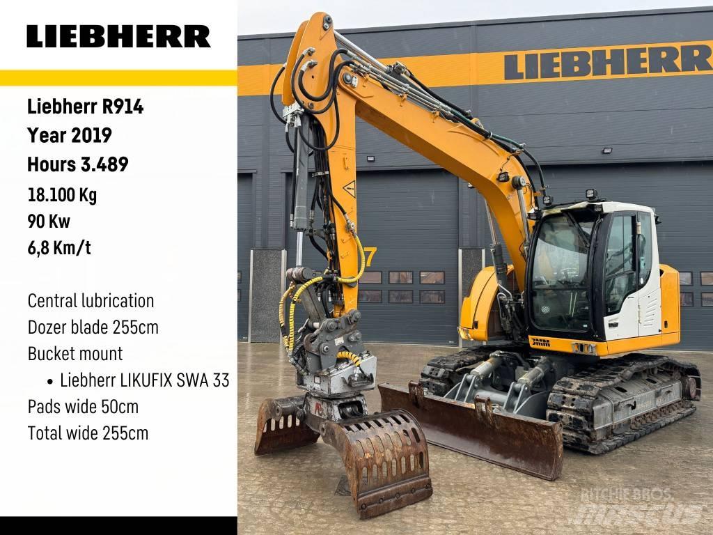 Liebherr R914 Kāpurķēžu ekskavatori
