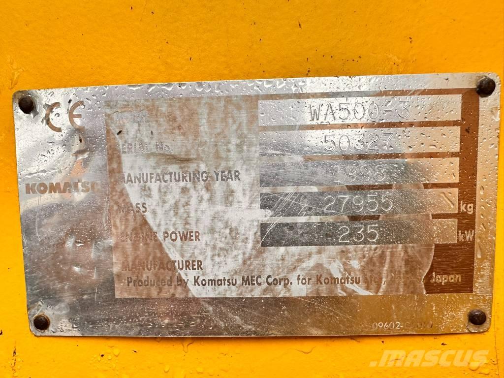 Komatsu WA500-3 Iekrāvēji uz riteņiem