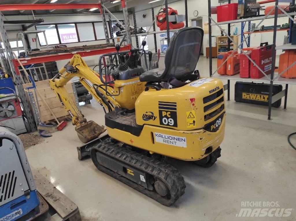 Komatsu PC 09-1 Mini ekskavatori < 7 t