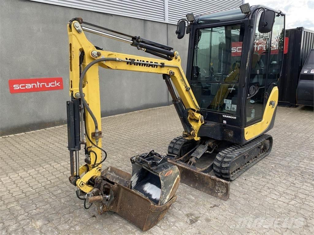Yanmar SV18 Ekskavatori uz riteņiem