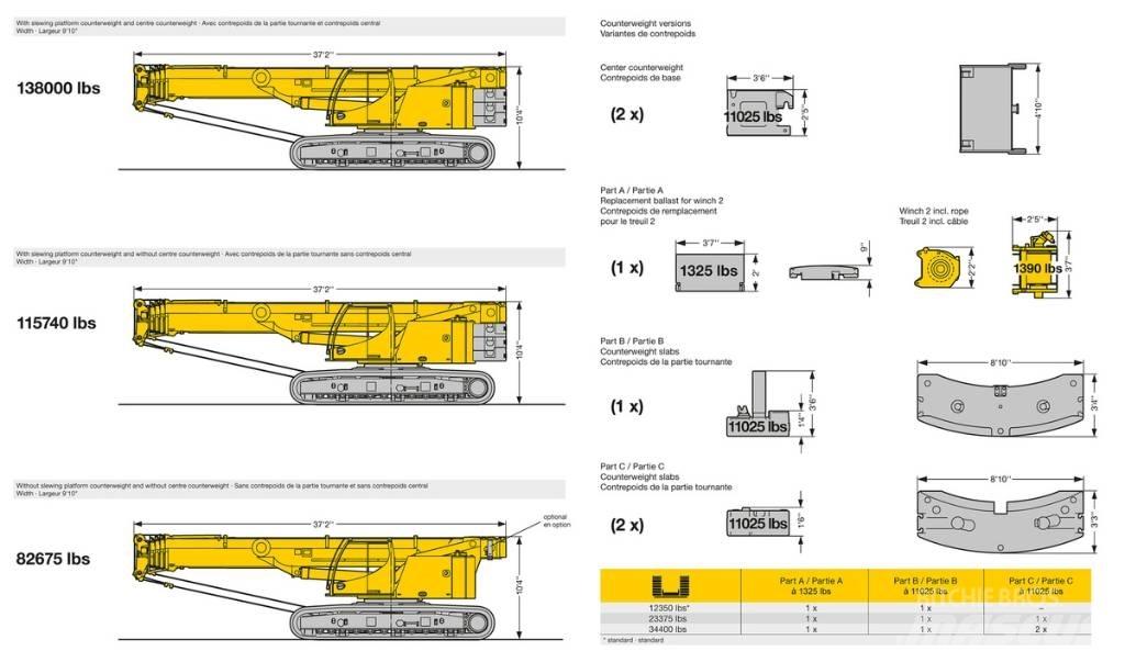 Liebherr LTR1060 Kāpurķēžu ceļamkrāni