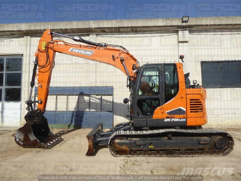 Doosan DX140LCR-7 Kāpurķēžu ekskavatori