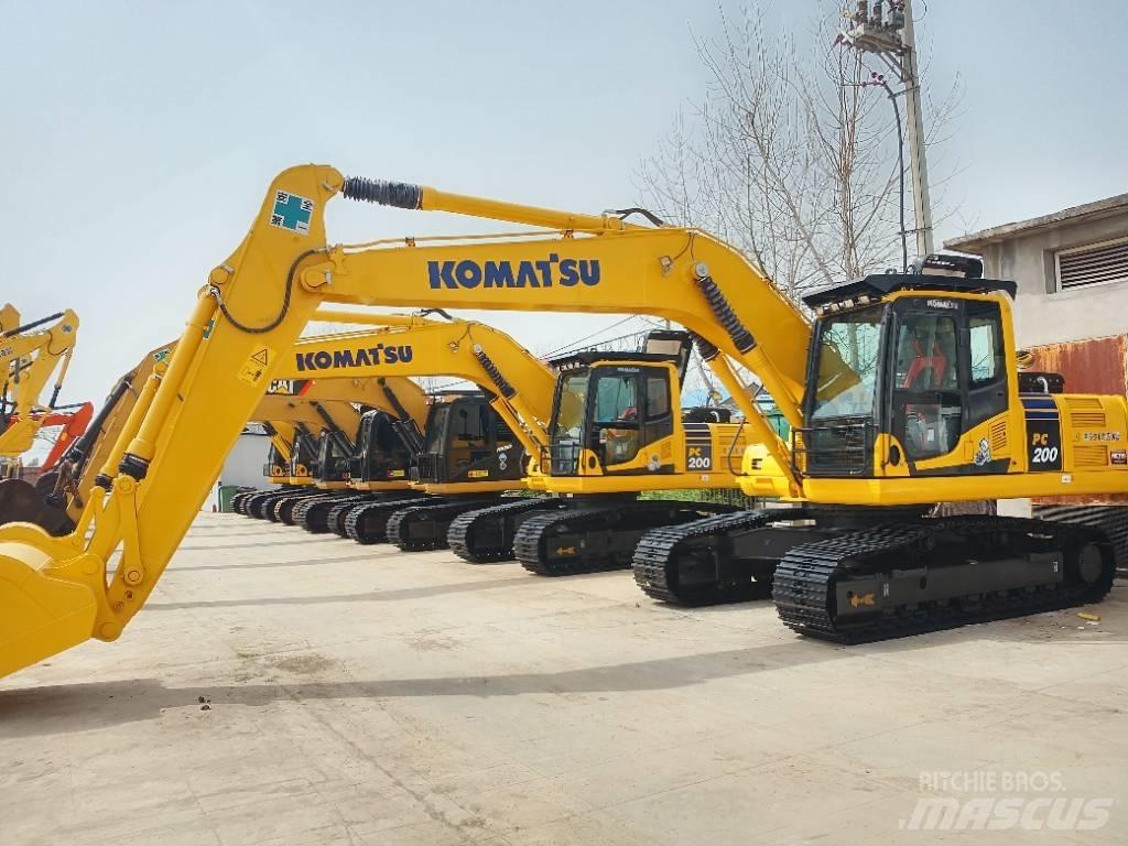 Komatsu PC 200 Kāpurķēžu ekskavatori