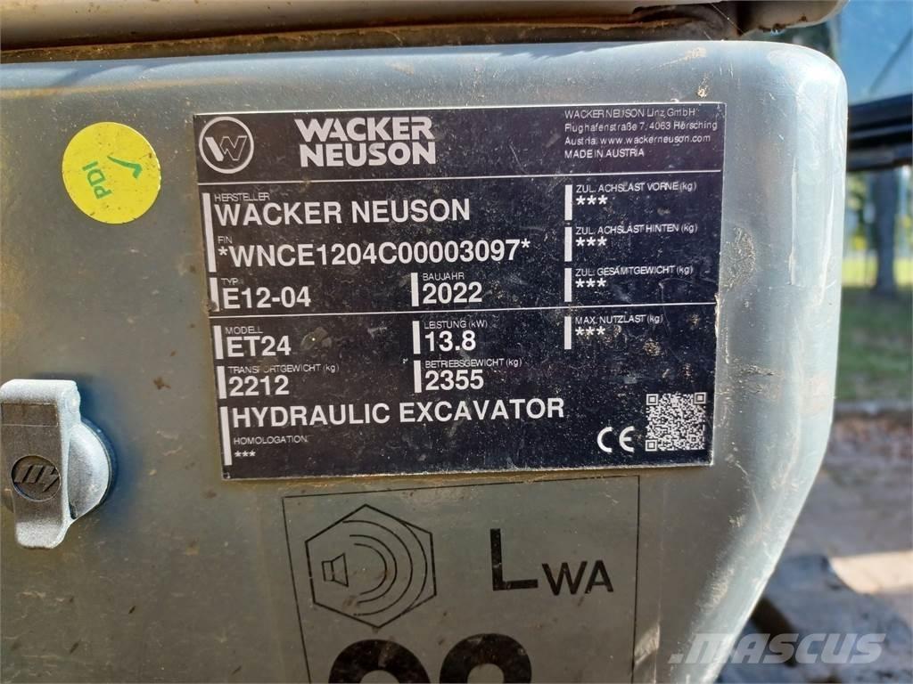 Wacker Neuson ET24 Kāpurķēžu ekskavatori