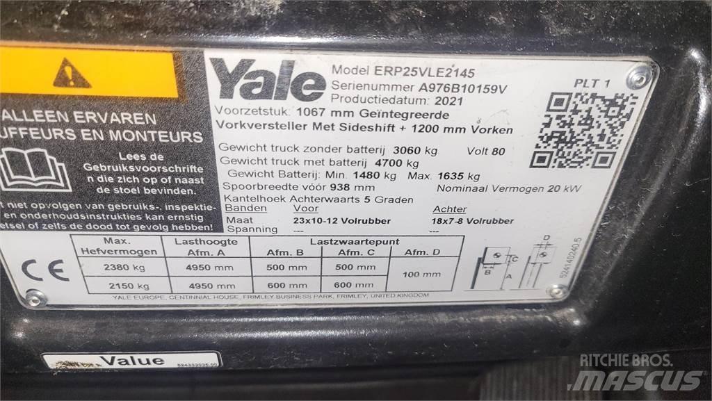 Yale ERP25VL 2021 Elektriskie iekrāvēji