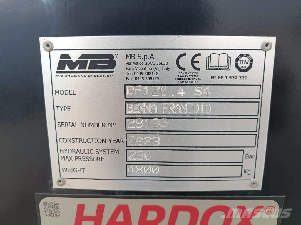 MB Crusher BF 120.4 Drupinātāji