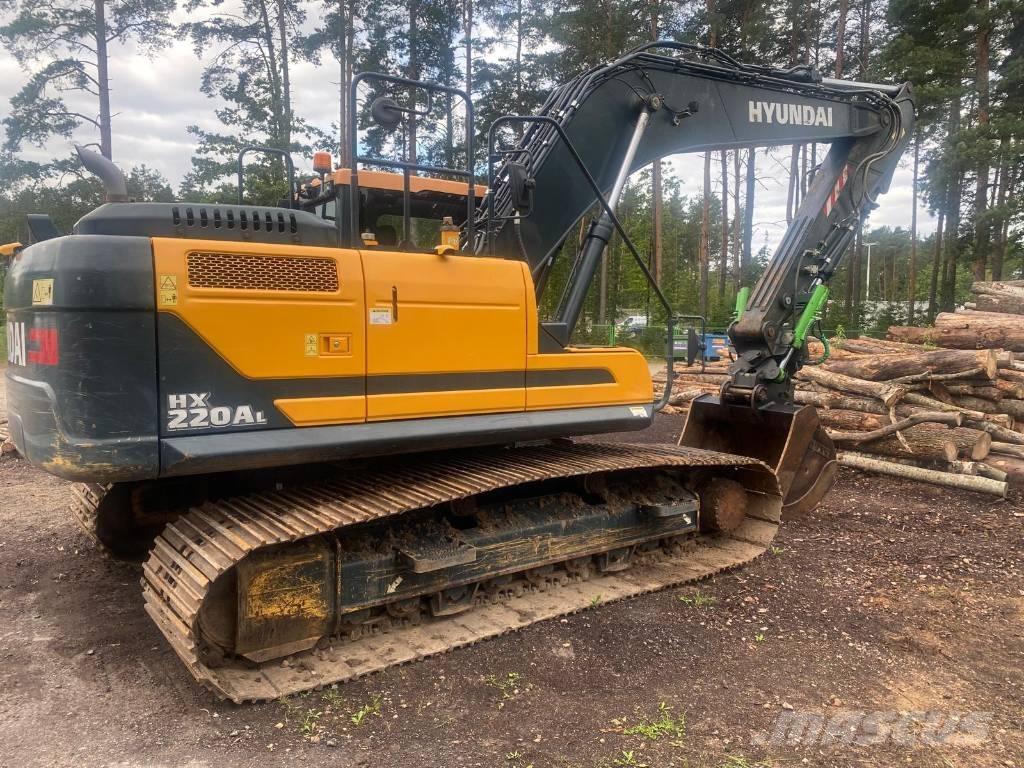 Hyundai HX 220 AL Kāpurķēžu ekskavatori
