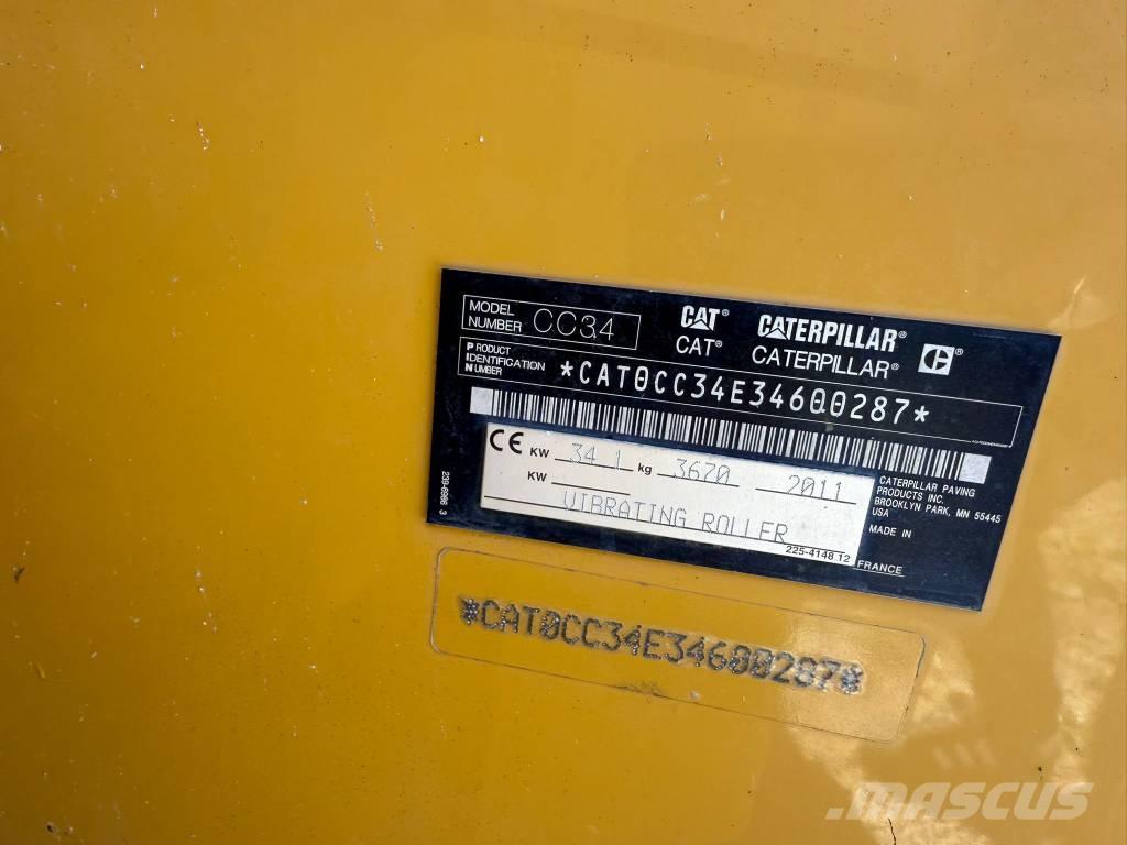 CAT CC 34 Kombinētie veltņi