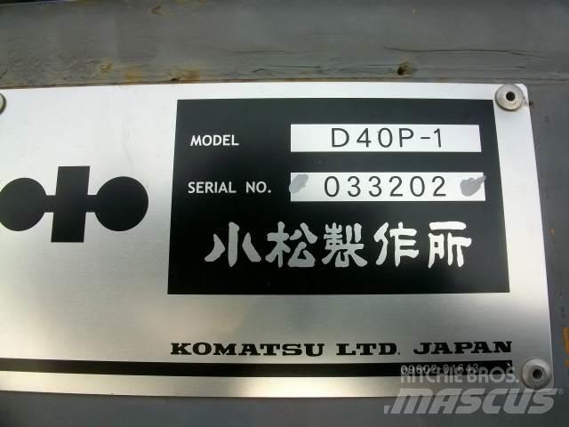 Komatsu D 40 P Kāpurķēžu buldozeri