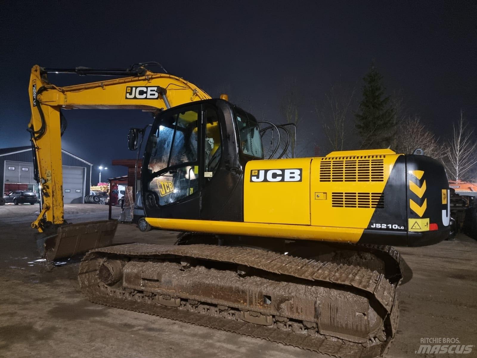 JCB JS 210 LC Kāpurķēžu ekskavatori