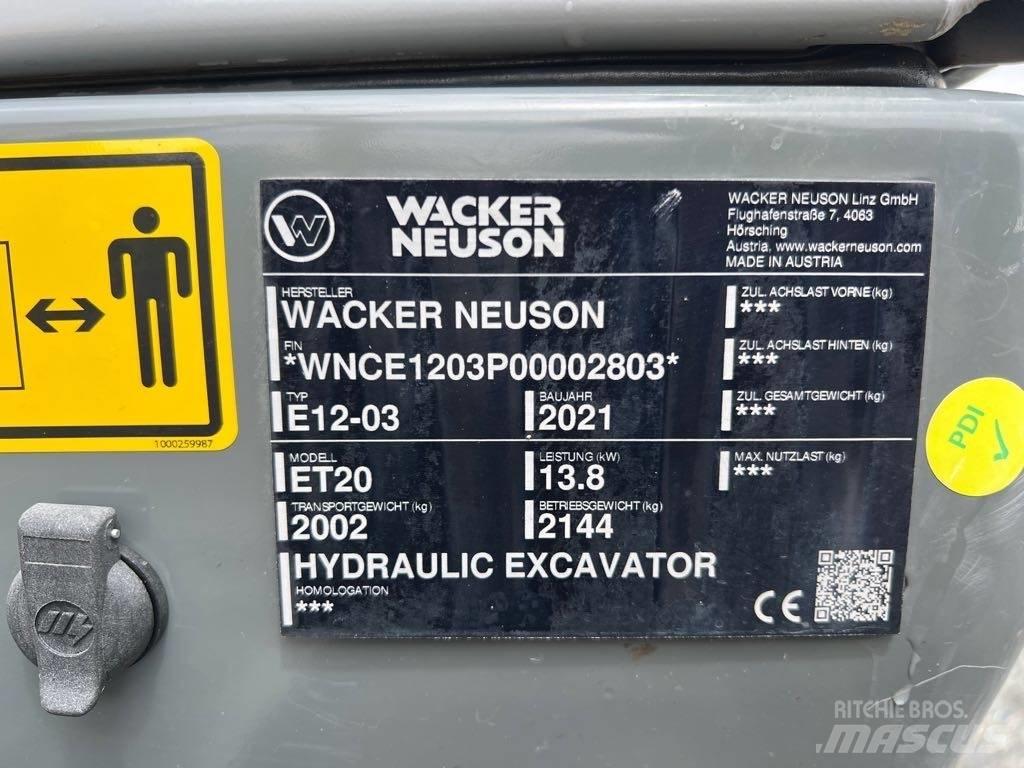 Wacker Neuson ET20 Kāpurķēžu ekskavatori