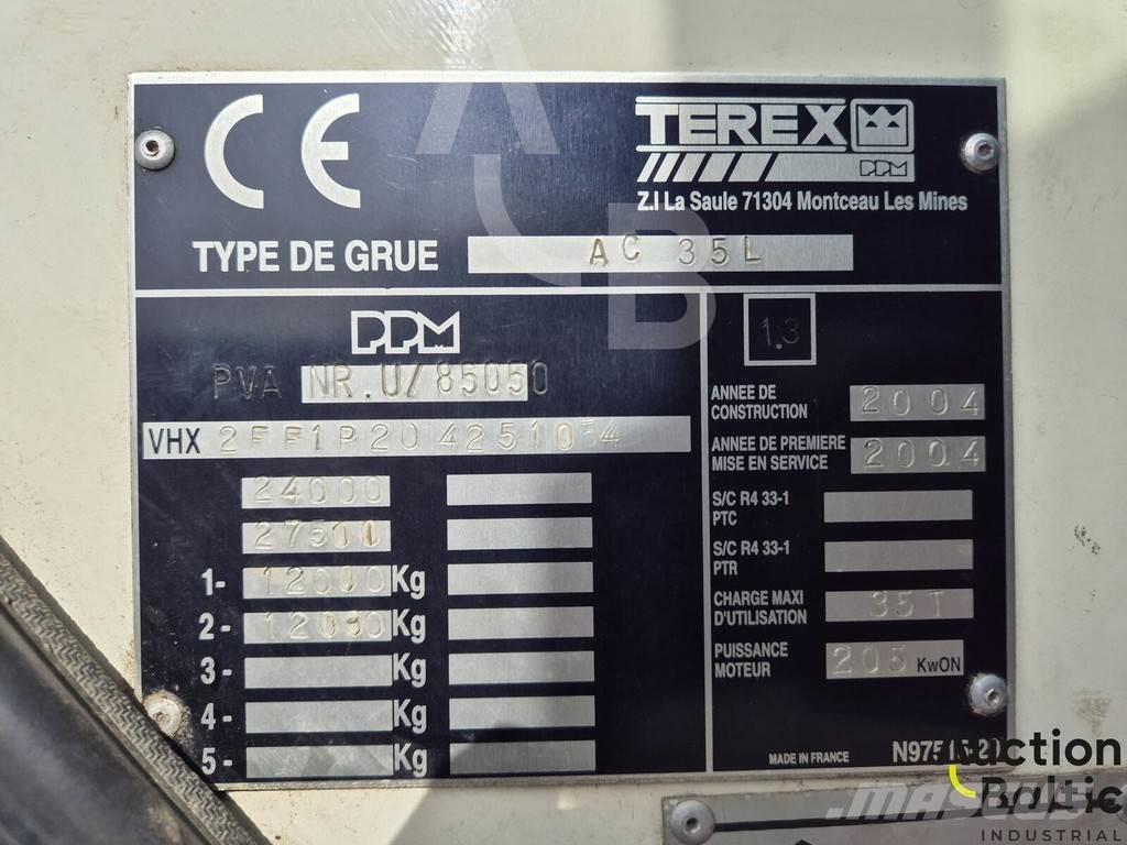 Terex AC 35 L Visurgājēji celtņi