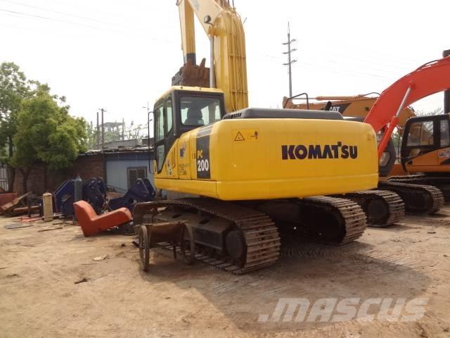 Komatsu pc200-7 Kāpurķēžu ekskavatori